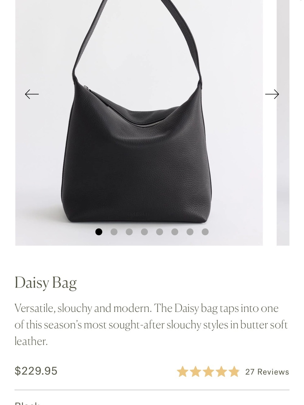 The Horse Black Pebbled Leather Shoulder Bag - Picture 11 of 11